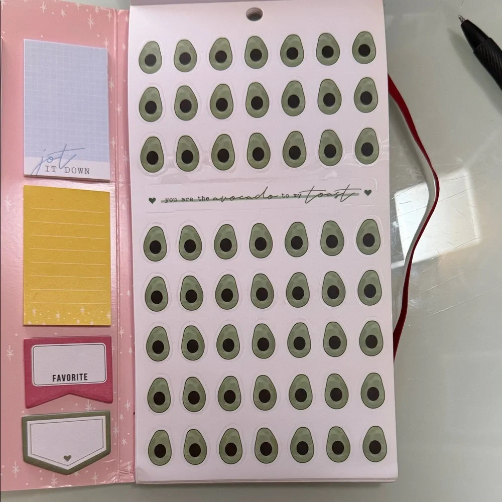 The Happy Planner Pink Avocado and Strawberry Sticker Book - Picture 4 of 7